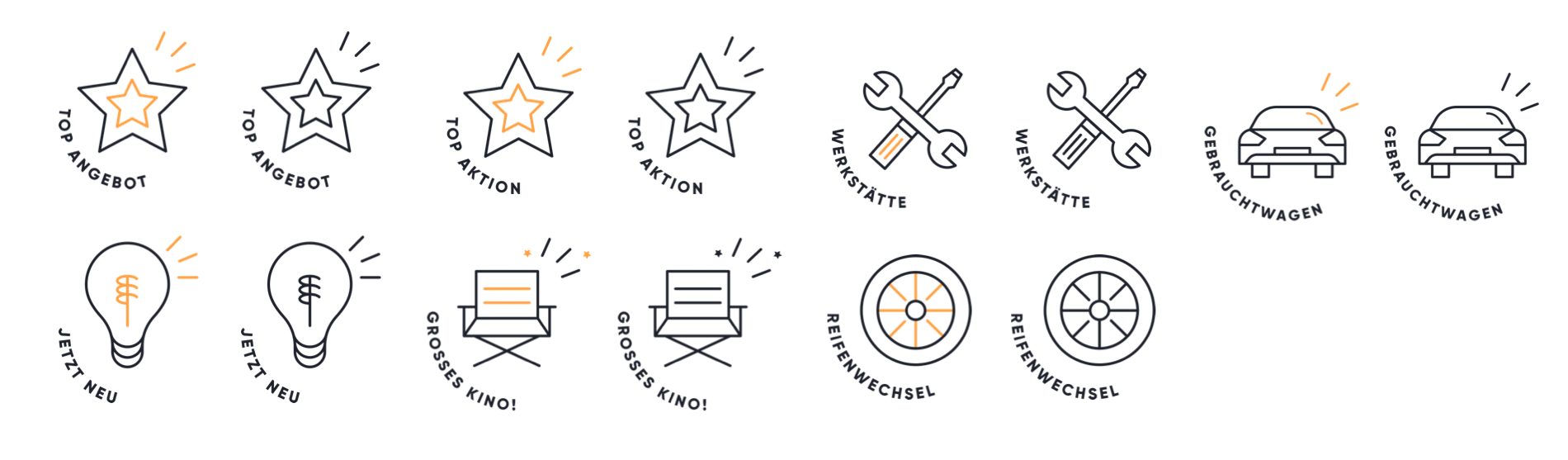 Kamper Badges & Icons