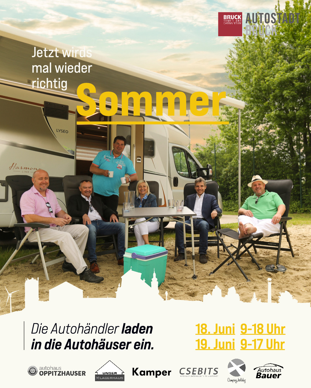 Autosommer Sujet Camping