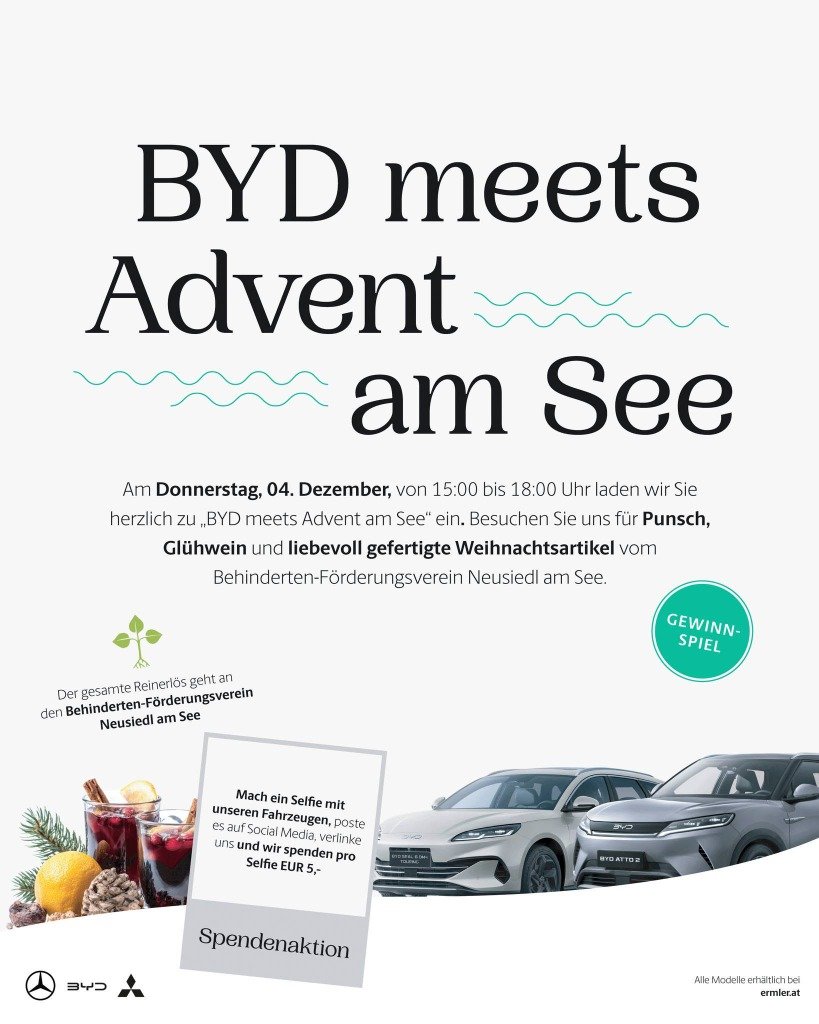 Social Media Sujet: BYD meets Advent am See