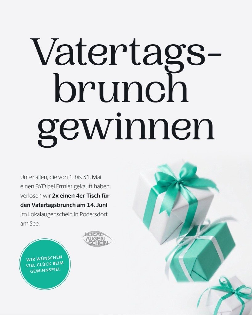 Social Media Sujet: Vatertagsbrunch gewinnen