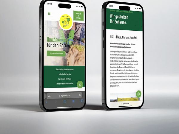 Website Erstellung für HGH Sascha Weiss