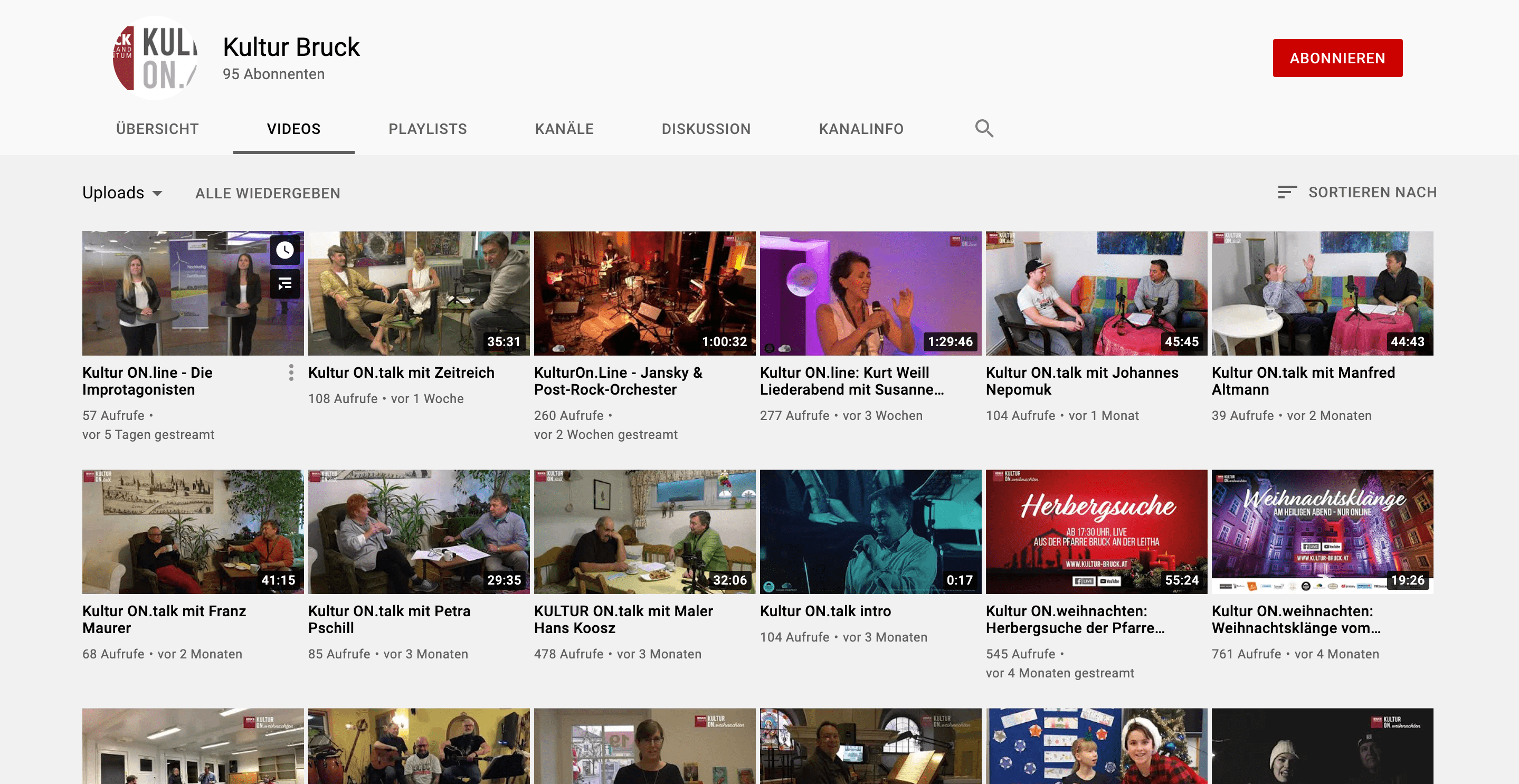 Kultur Online Screenshot