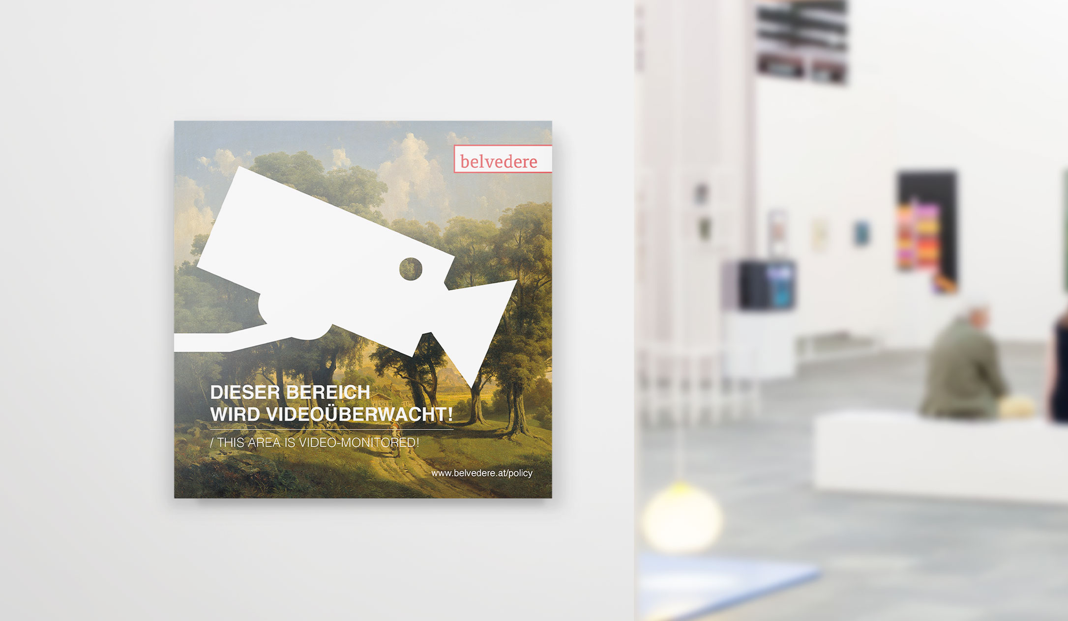 Belvedere Kamera Schild Main