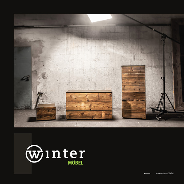 Winter Möbel Lookbook Innenseite mit Palettenmöbeln