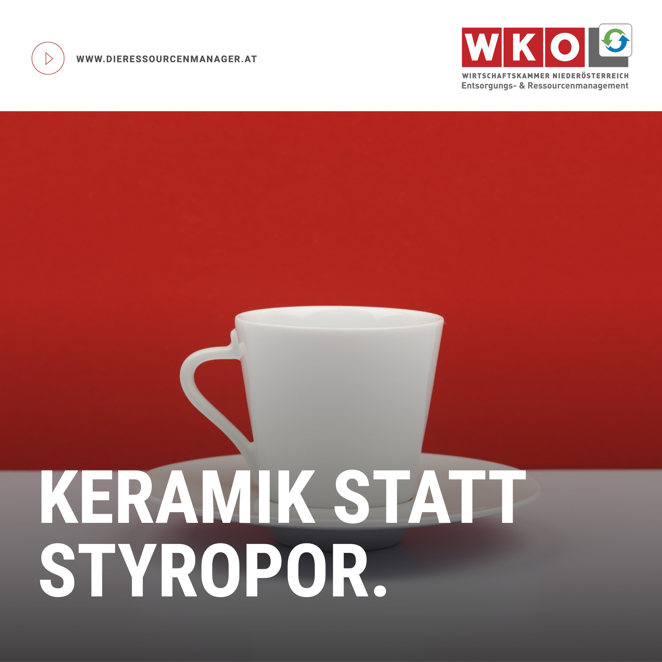 Keramik statt Styropor Sujet