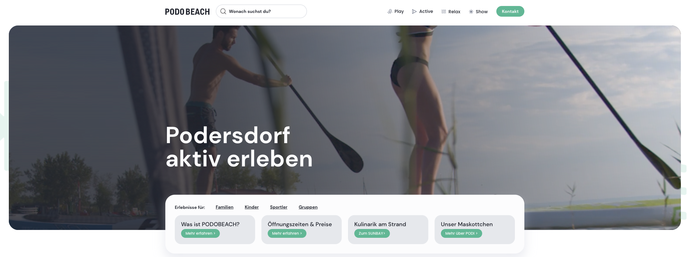 Podersdorf Tourismus Podobeach Banner