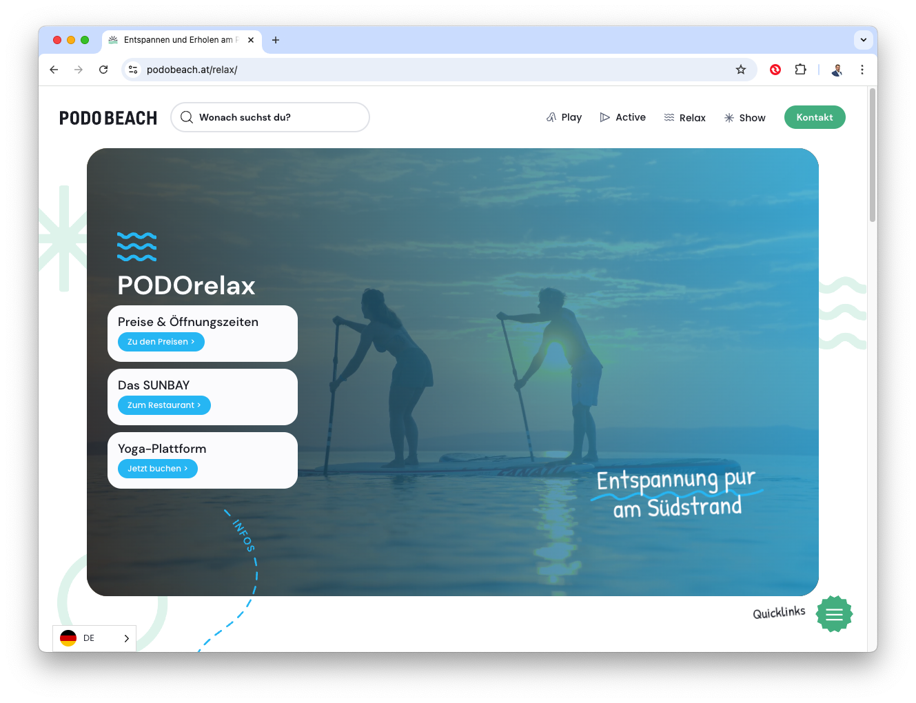 Tourismus Plattform PodoBeach Podersdorf am See4