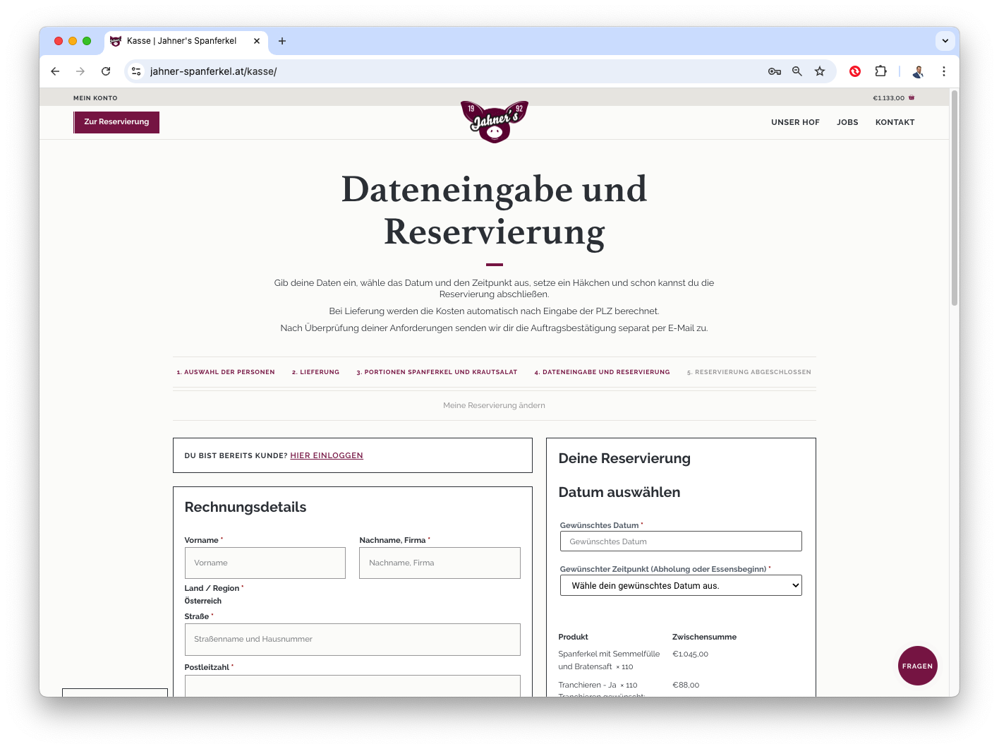 Woocommerce Shop mit LBG Anbindung4