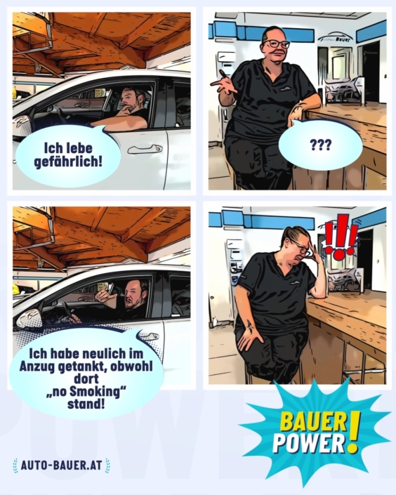 Autohaus Bauer Comic Social Media Kampagne 2024 13