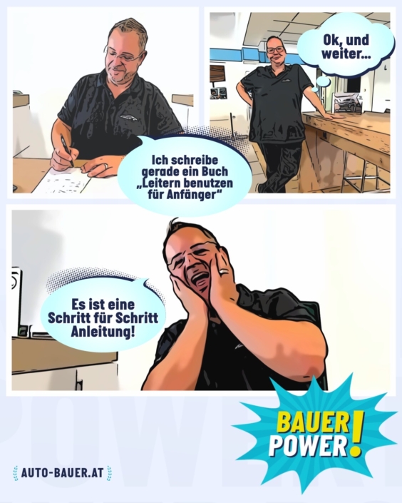 Autohaus Bauer Comic Social Media Kampagne 2024 3