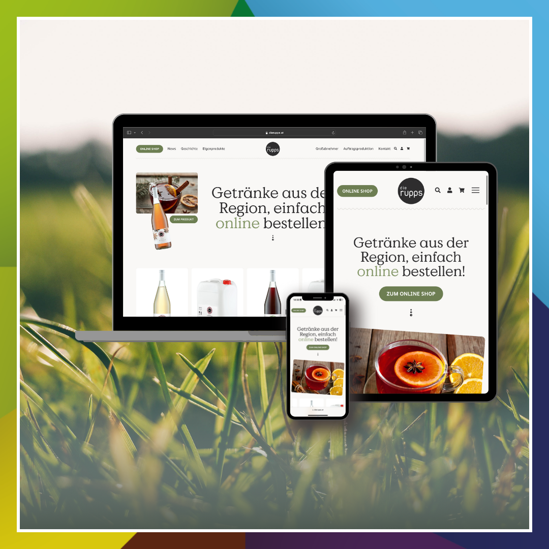 Die Rupps – Website mit Online-Shop